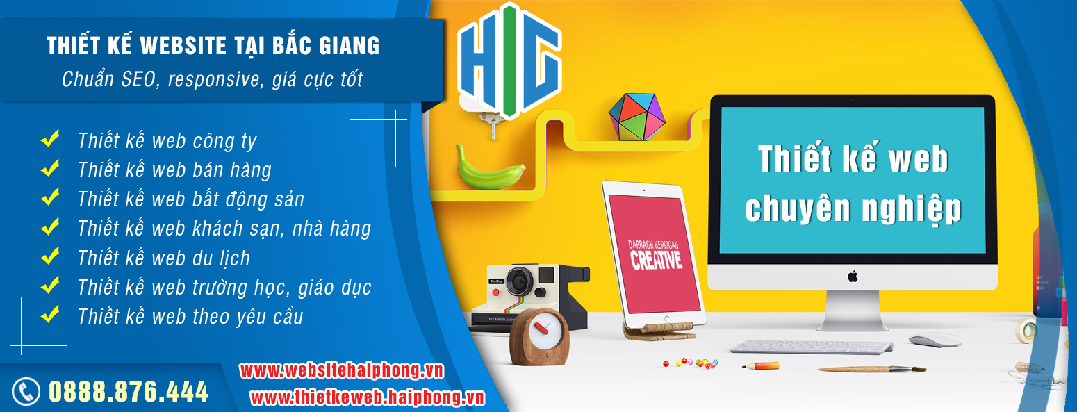 Dịch vụ thiết kế web tại quận Kiến An Hải Phòng