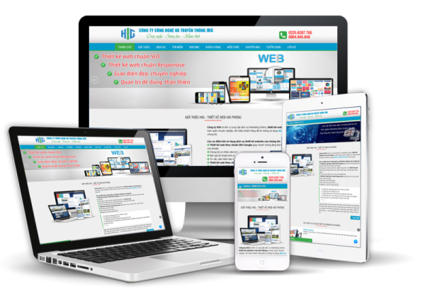 Thiết kế web Hải Phòng HIG - Công ty thiết kế website chuyên nghiệp giá rẻ tại Hải Phòng