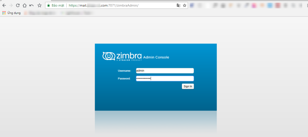 Hướng dẫn quản lý email Zimbra - Ảnh 1