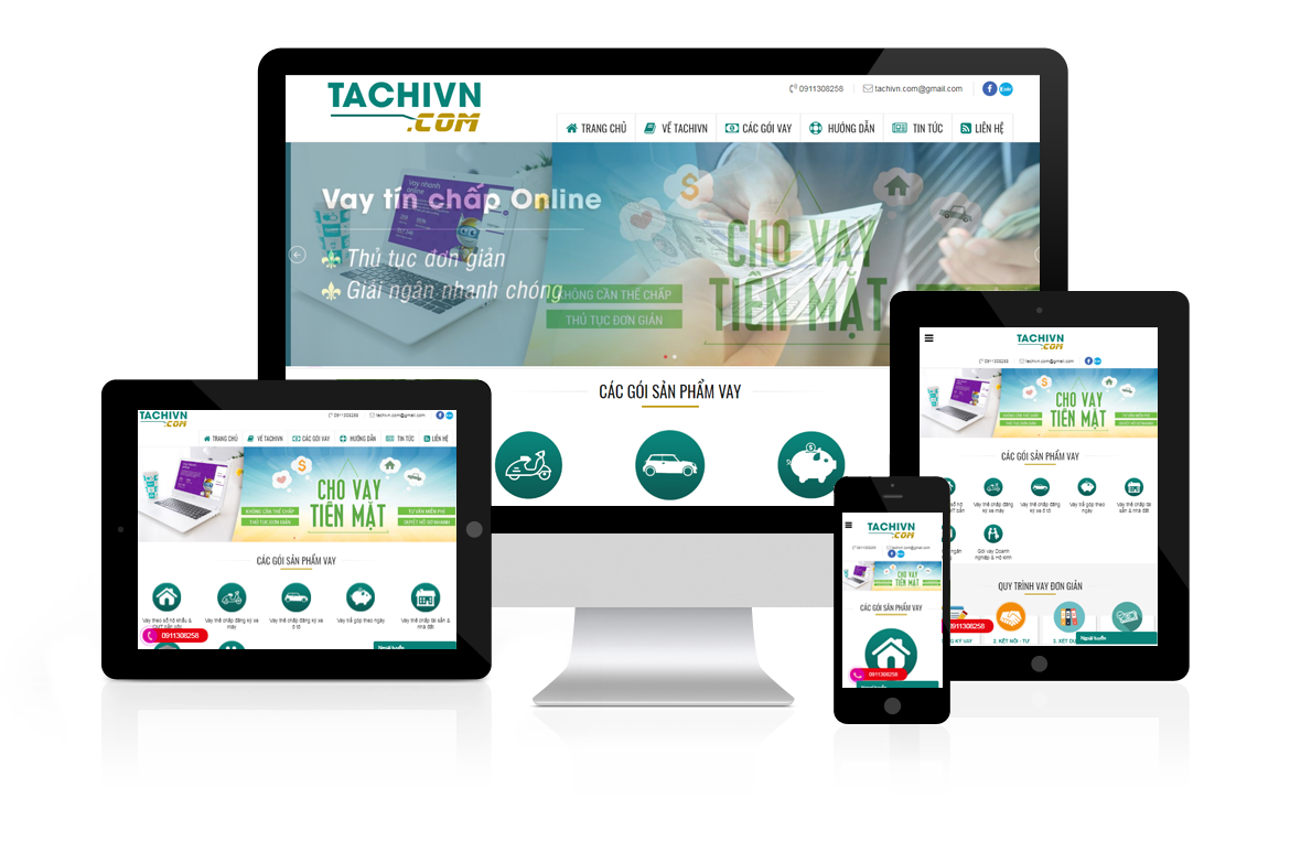 Thiết kế web tài chính TACHIVN