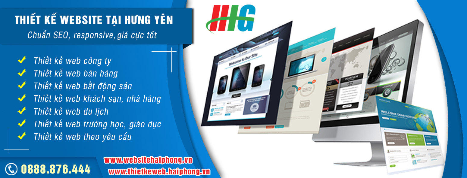 Dịch vụ thiết kế website tại Hưng Yên giá rẻ chuẩn SEO