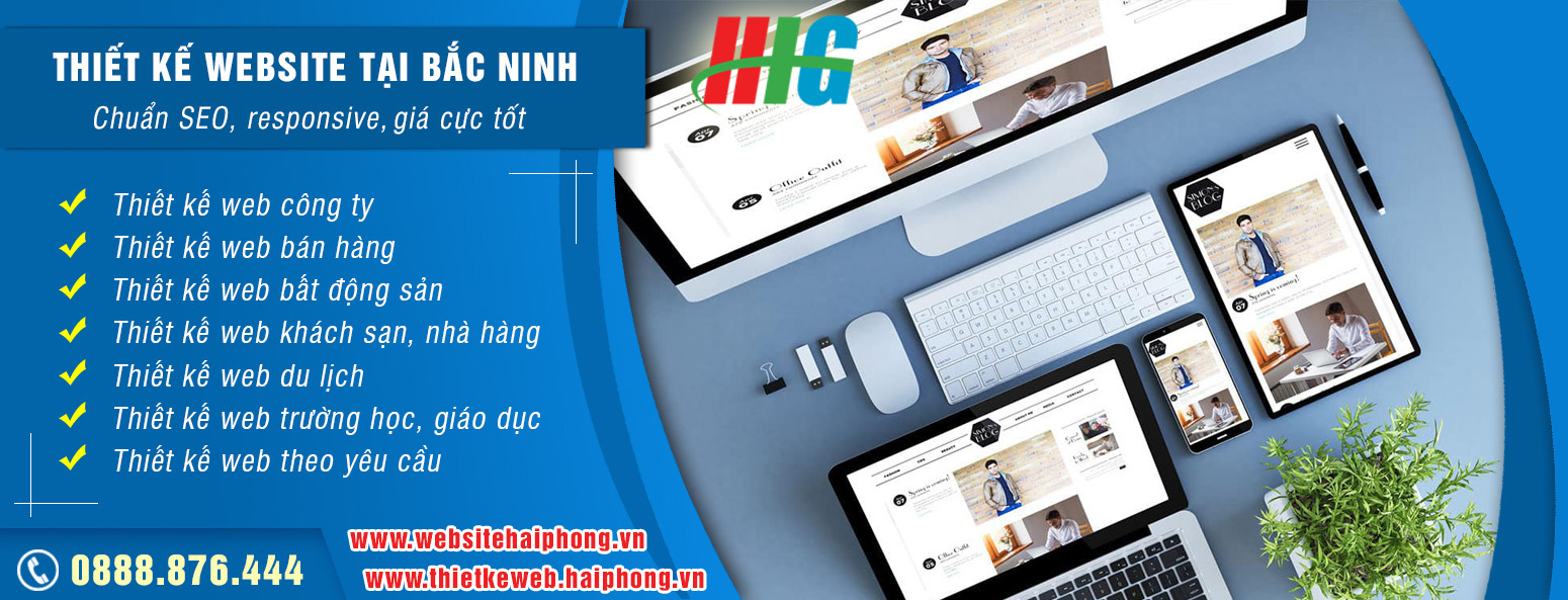 Dịch vụ thiết kế website tại Bắc Ninh giá rẻ chuẩn SEO