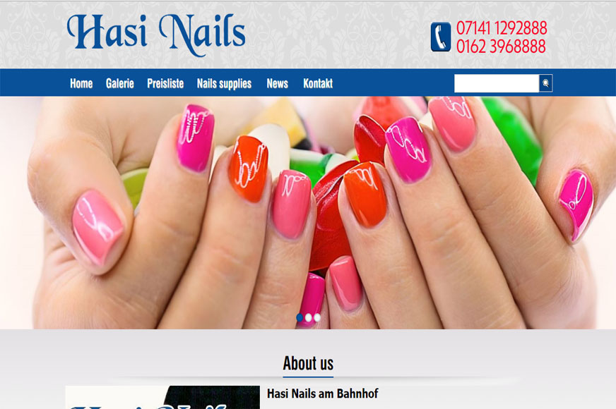 Thiết kế web Hasi Nails